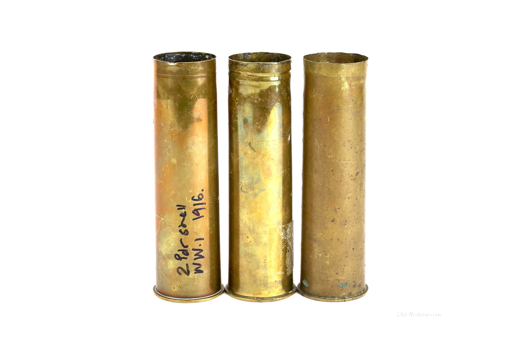 Sold at Auction: INERT WW1 British Cut Away 6 Pdr. Tank Shell