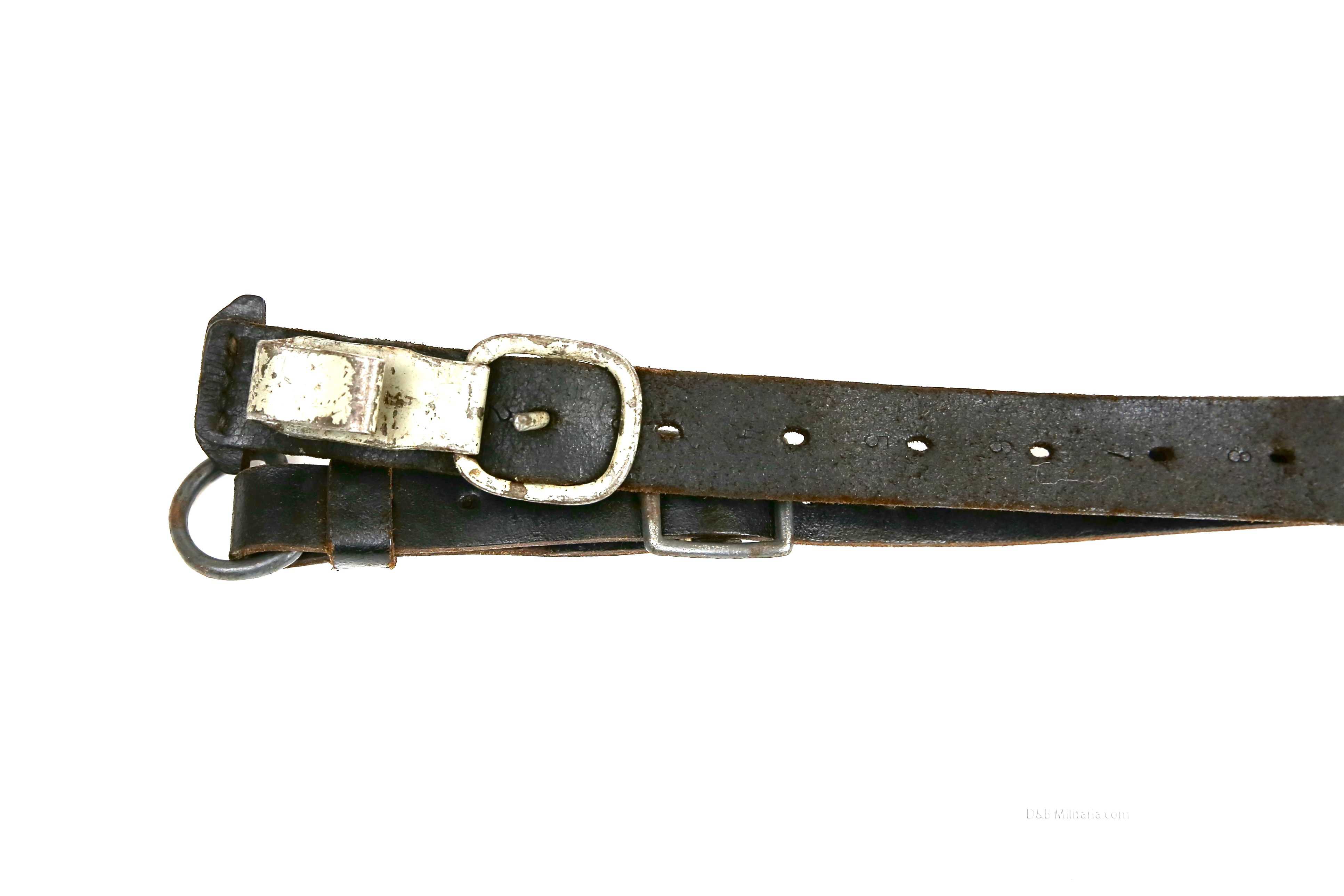 German leather Y straps WW2